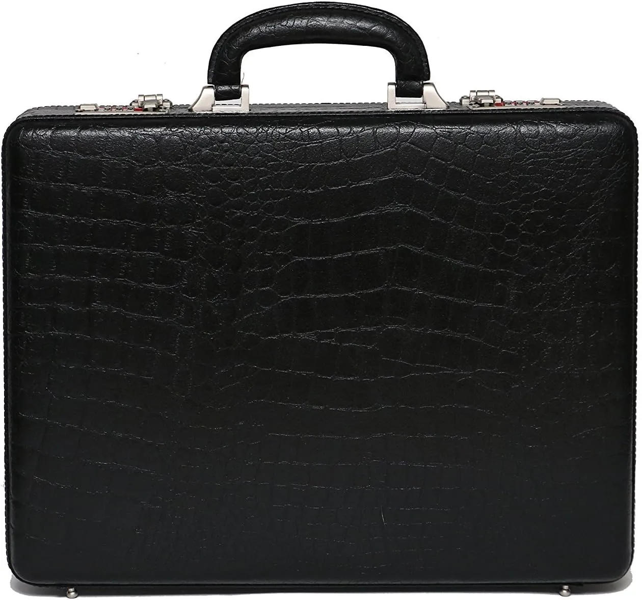 Full Grain Leather Briefcase Attache Case For Unisex Size L17xW3xH12 Inches Briefcase Bag
