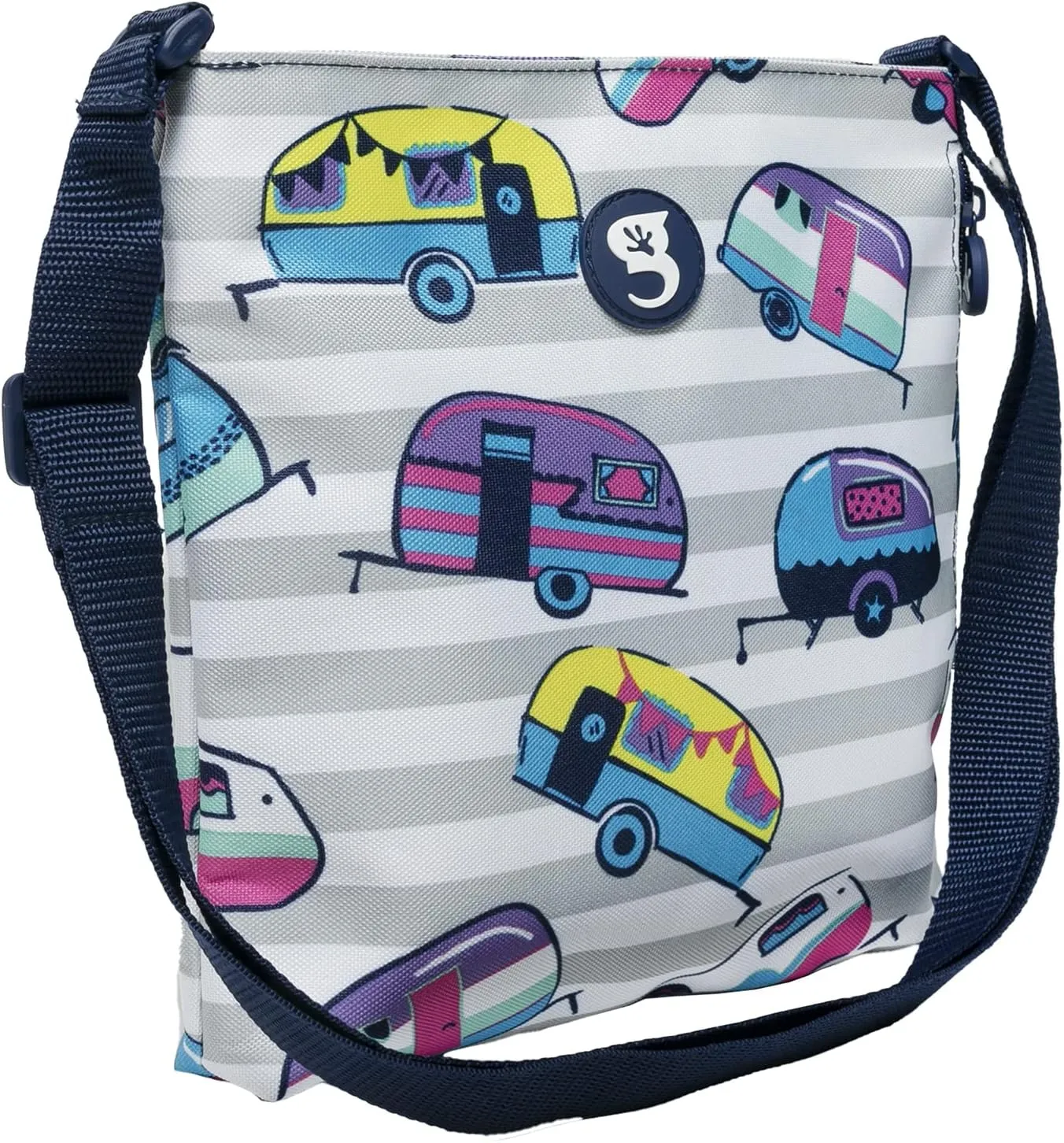 geckobrands Crossbody Bag  Lightweight and Adjustable Crossbody Bag with Multiple Zippered Pockets for Hands-Free Carrying
