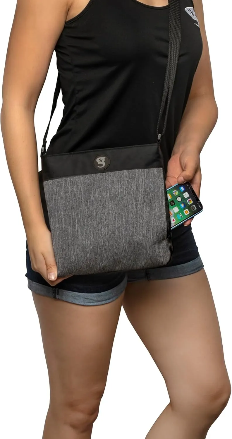 geckobrands Crossbody Bag  Lightweight and Adjustable Crossbody Bag with Multiple Zippered Pockets for Hands-Free Carrying