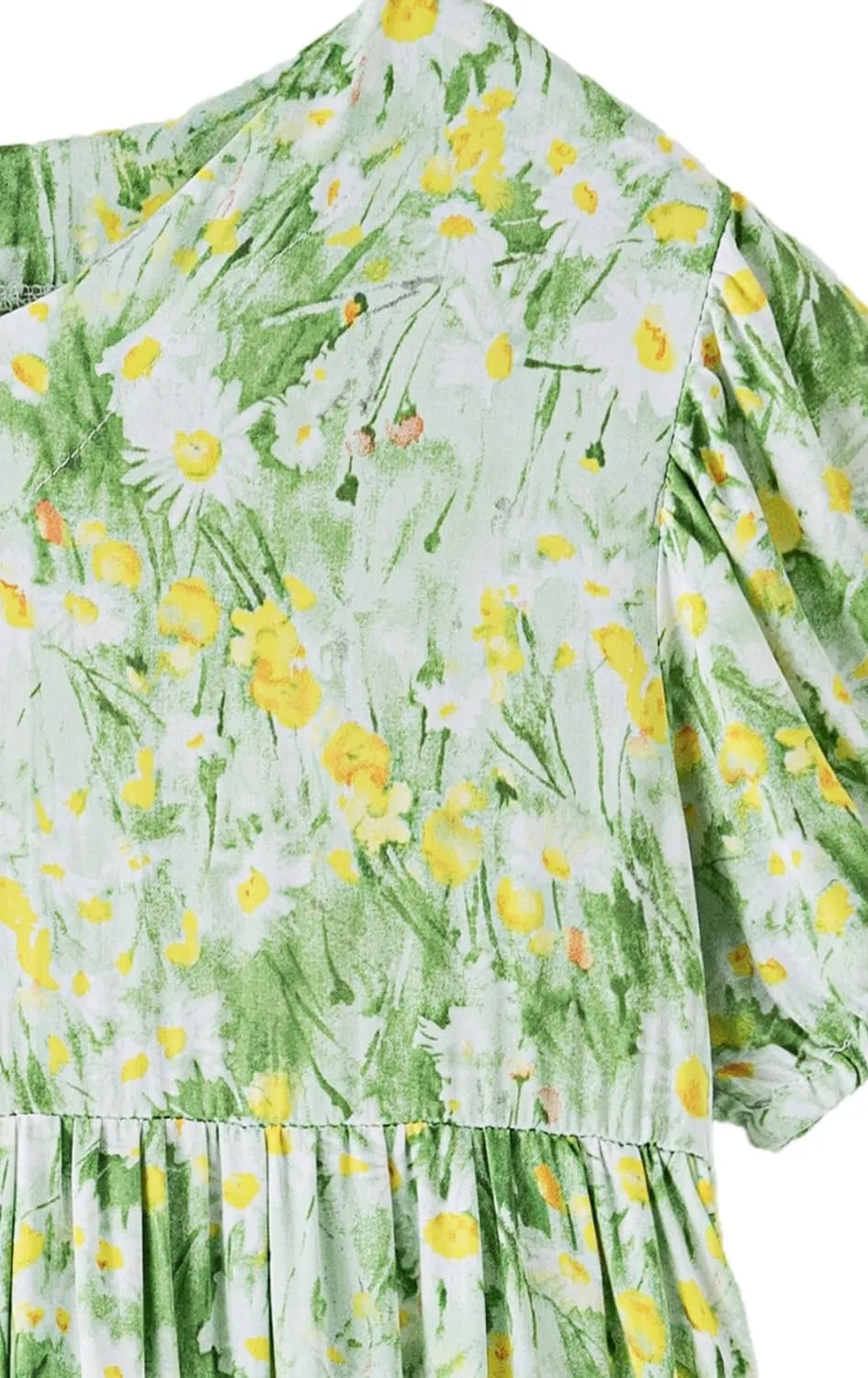 Girls Summer Maxi Dress Boho Flowy Tiered Beach Sundress Holiday Dresses 3-12Y