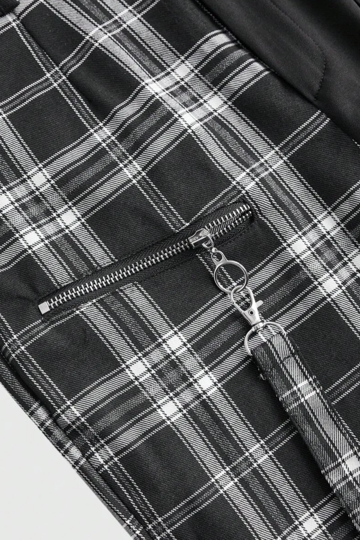 Gothic Fusion Plaid-Utility Pant