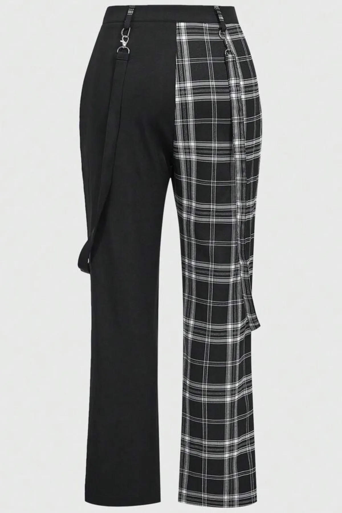 Gothic Fusion Plaid-Utility Pant