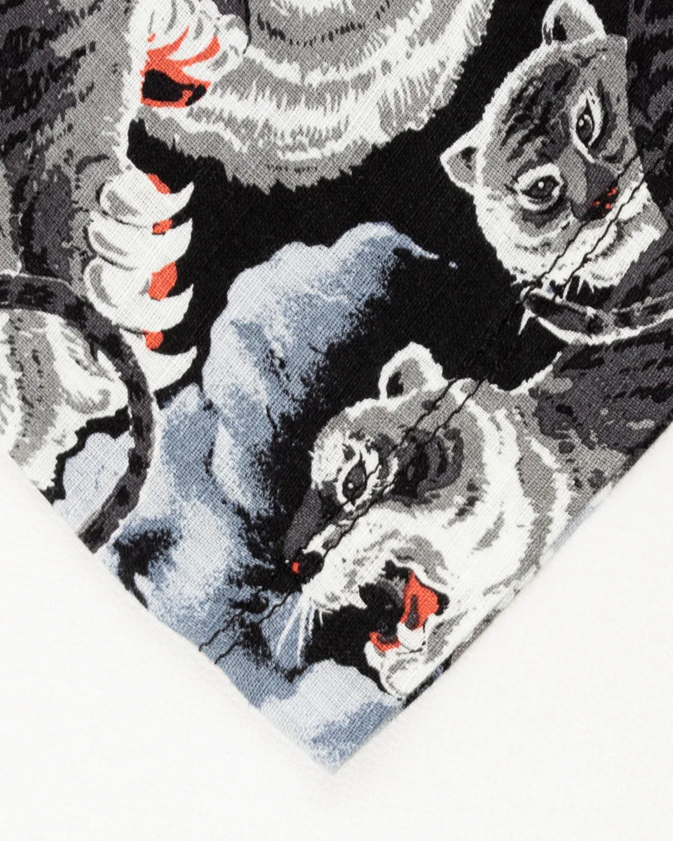 Hawaiian Shirt - Black Tiger