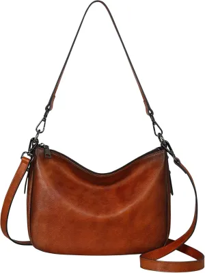 HESHE Shoulder Bag for Women Hobo Crossbody Bags Stylish Zipper Handbags Multi-Compartments Purse