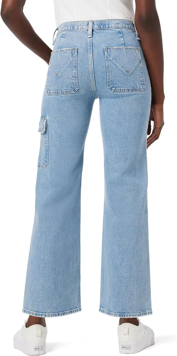 HUDSON Women's Rosie High-Rise Cargo Wide Leg