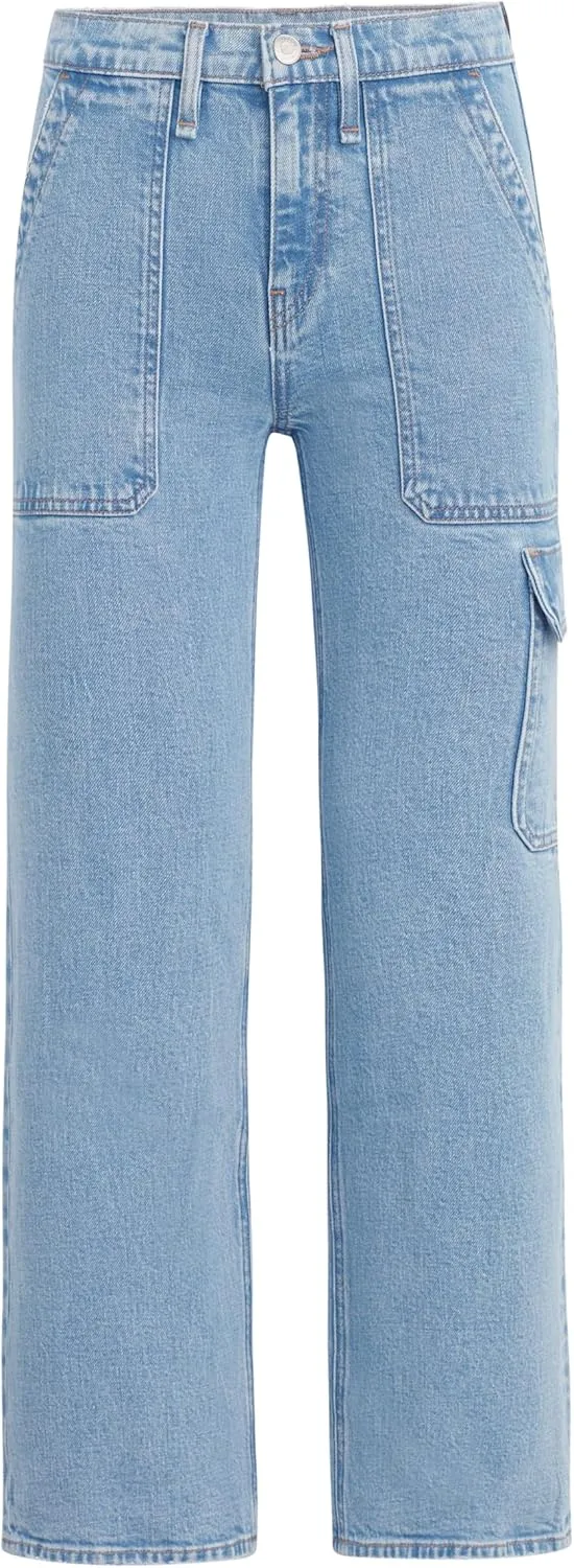 HUDSON Women's Rosie High-Rise Cargo Wide Leg