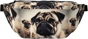 Imagen De Pug Stylish Crossbody Waist Pack - Versatile And Compact Travel Pouch For Hands-Free Storage