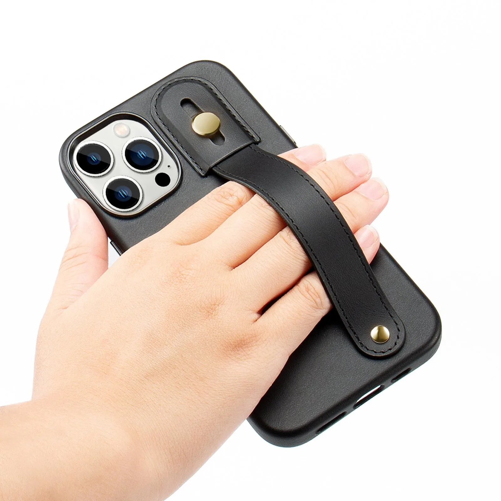 Indy Series Leather FingerGrip Case - iPhone 14 Pro - CP00347 CP00348 CP00349 CP00350