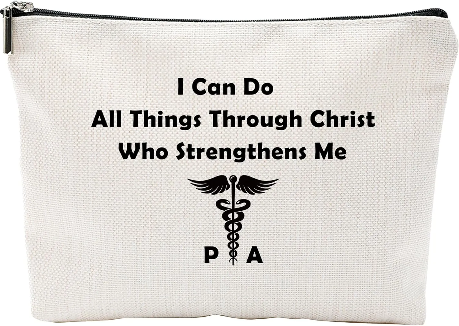 Inspirational Gifts For Women, Make Up Bags For Women, Toiletry Bags For Traveling WomenMake Up Travel Bag Organizer, Cosmetic Travel Bag ChristianPhysical Assistant Gifts For Women (A10)