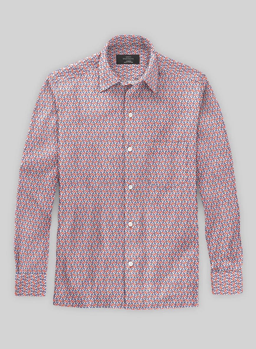 Italian Palmira Summer Linen Shirt