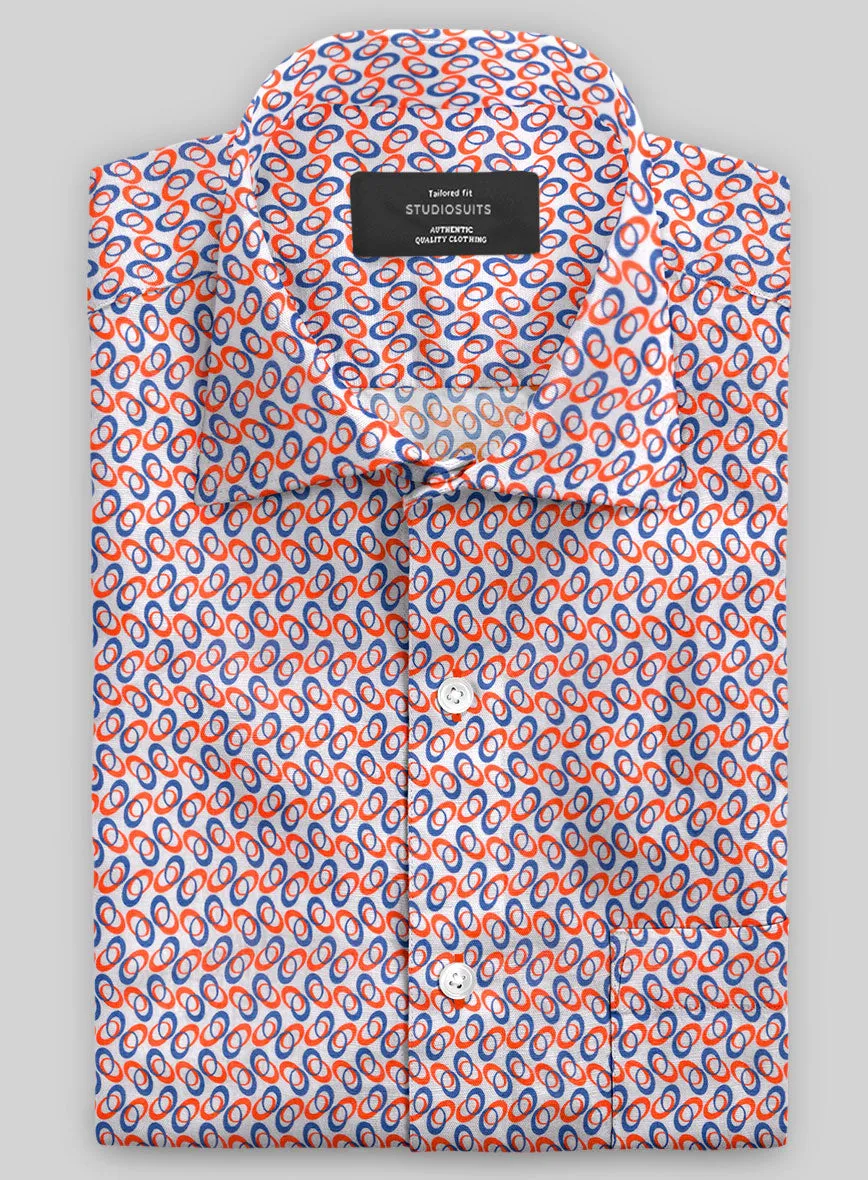 Italian Palmira Summer Linen Shirt
