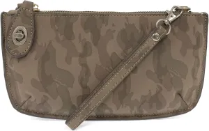 Joy Susan Crossbody Wristlet Clutch: Camo Print