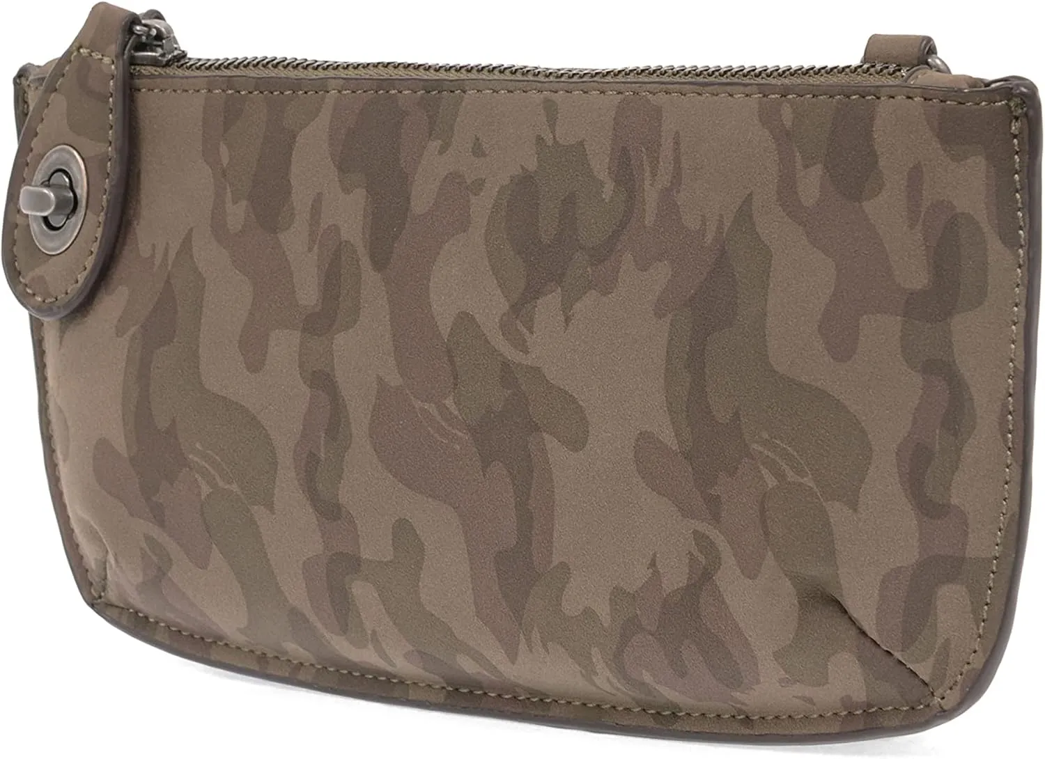 Joy Susan Crossbody Wristlet Clutch: Camo Print