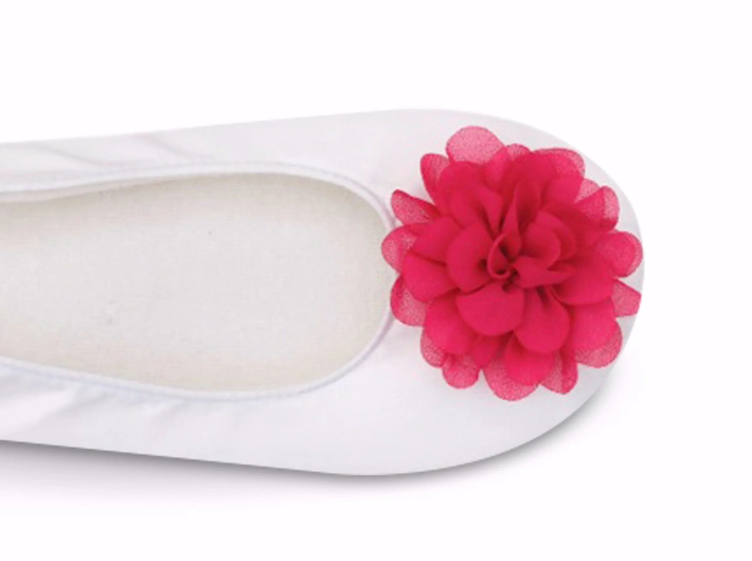 Joyful Fuchsia  Bridesmaid Slippers