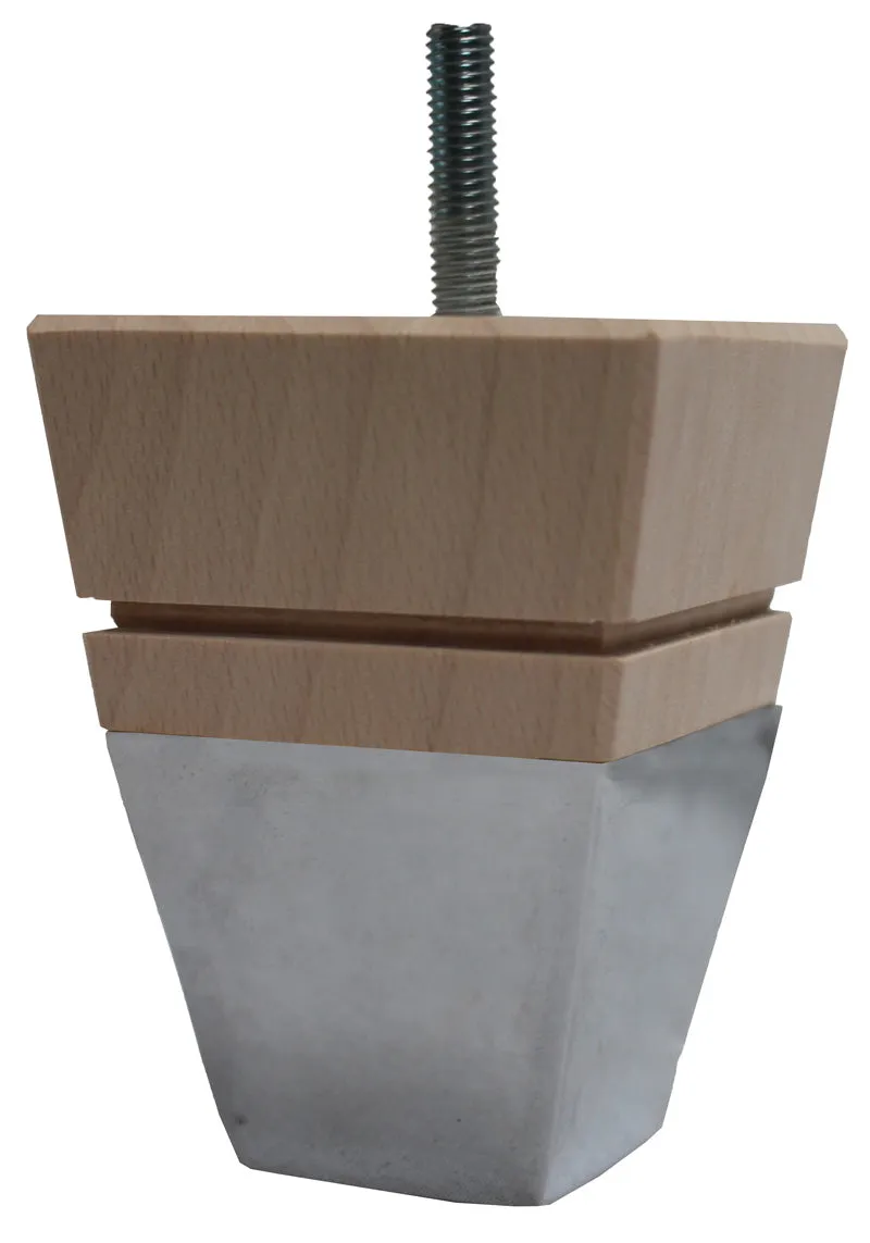 Katharina Square Furniture Legs with Extra Large Slipper Cups