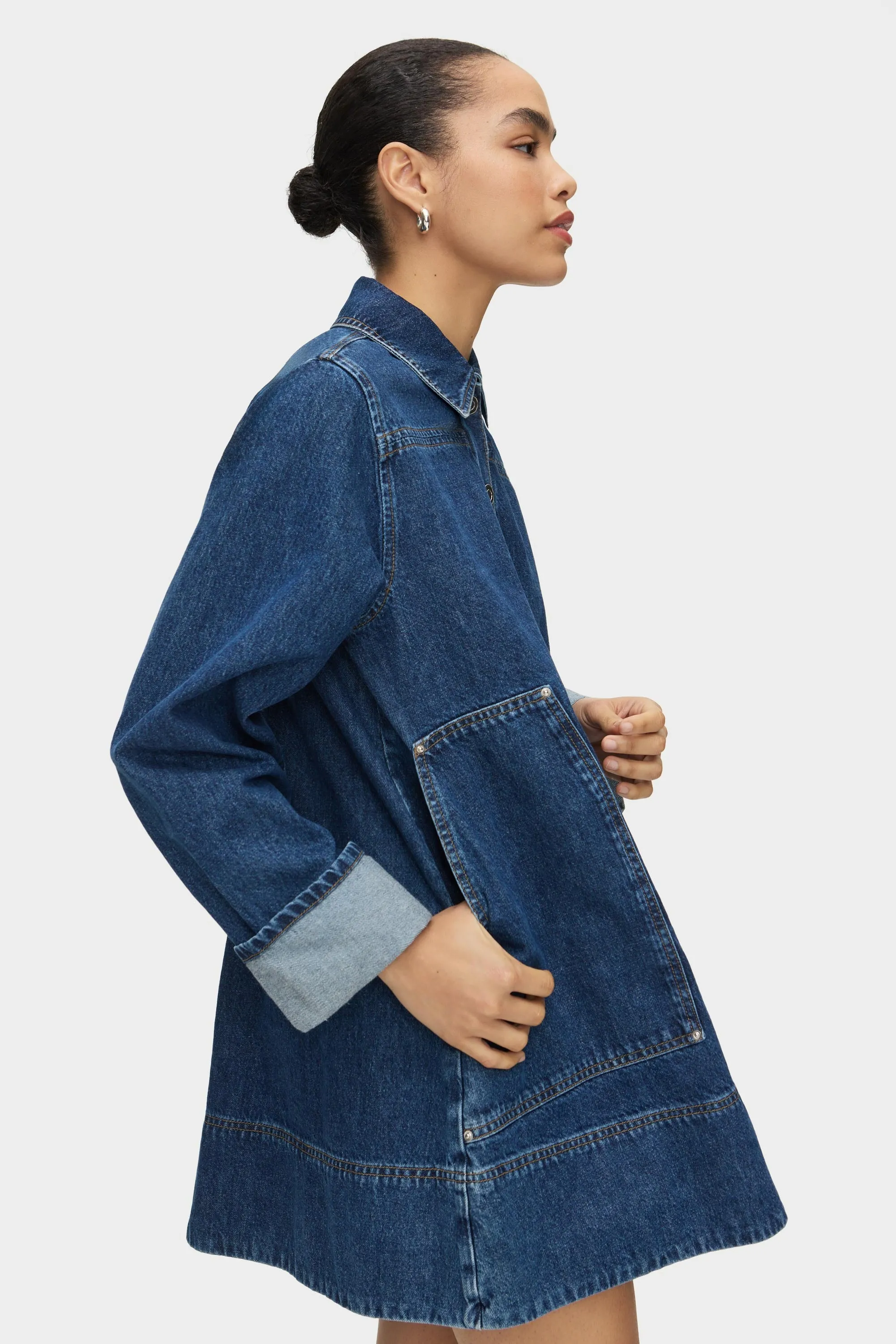 Keri Utility Pocket Denim Dress