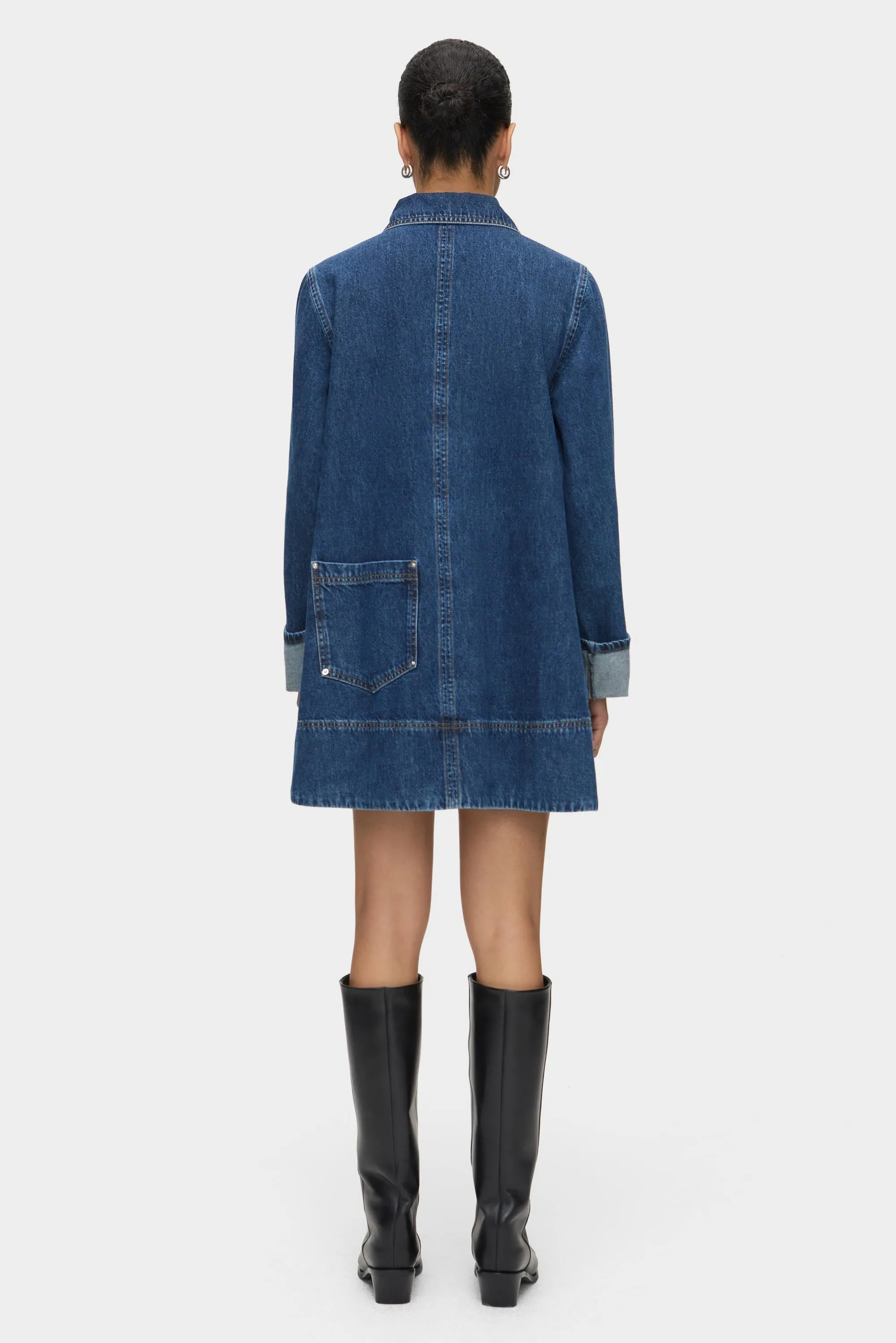 Keri Utility Pocket Denim Dress