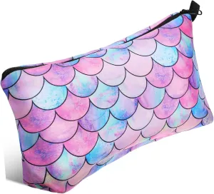 KESYOO Digital Print Makeup Bag Travel Toiletry Organizer for Women Zipper Pouch Stylish Cosmetic Pouch Makeup Storage