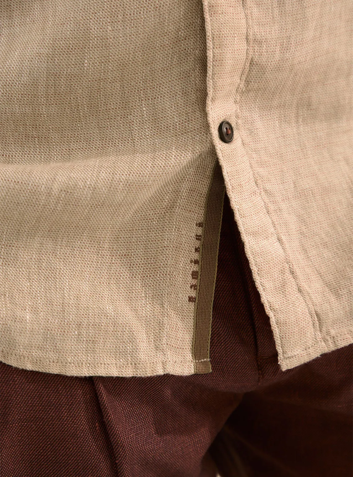 Keystone Beige Linen Shirt