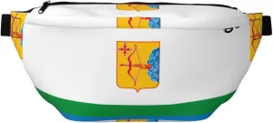 Kirov Flag Stylish Crossbody Waist Pack - Versatile And Compact Travel Pouch For Hands-Free Storage