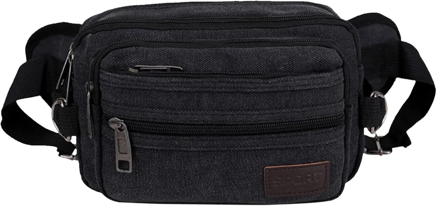 Ladies Crossbody Purse and handbags Waist Bags Outdoor Sport Fanny Pack Hiking Travel Large Waist Pack Outdoor