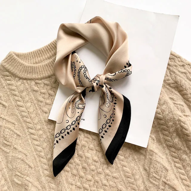 Lady Square Hairbands Foulard Bandana