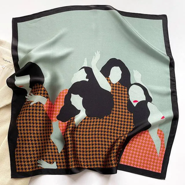 Lady Square Hairbands Foulard Bandana