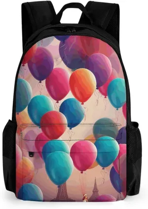 Laptop Backpack for Men Women Lightweight Backpack Balloon Daypack Rucksack with Compartment Laptop Bag