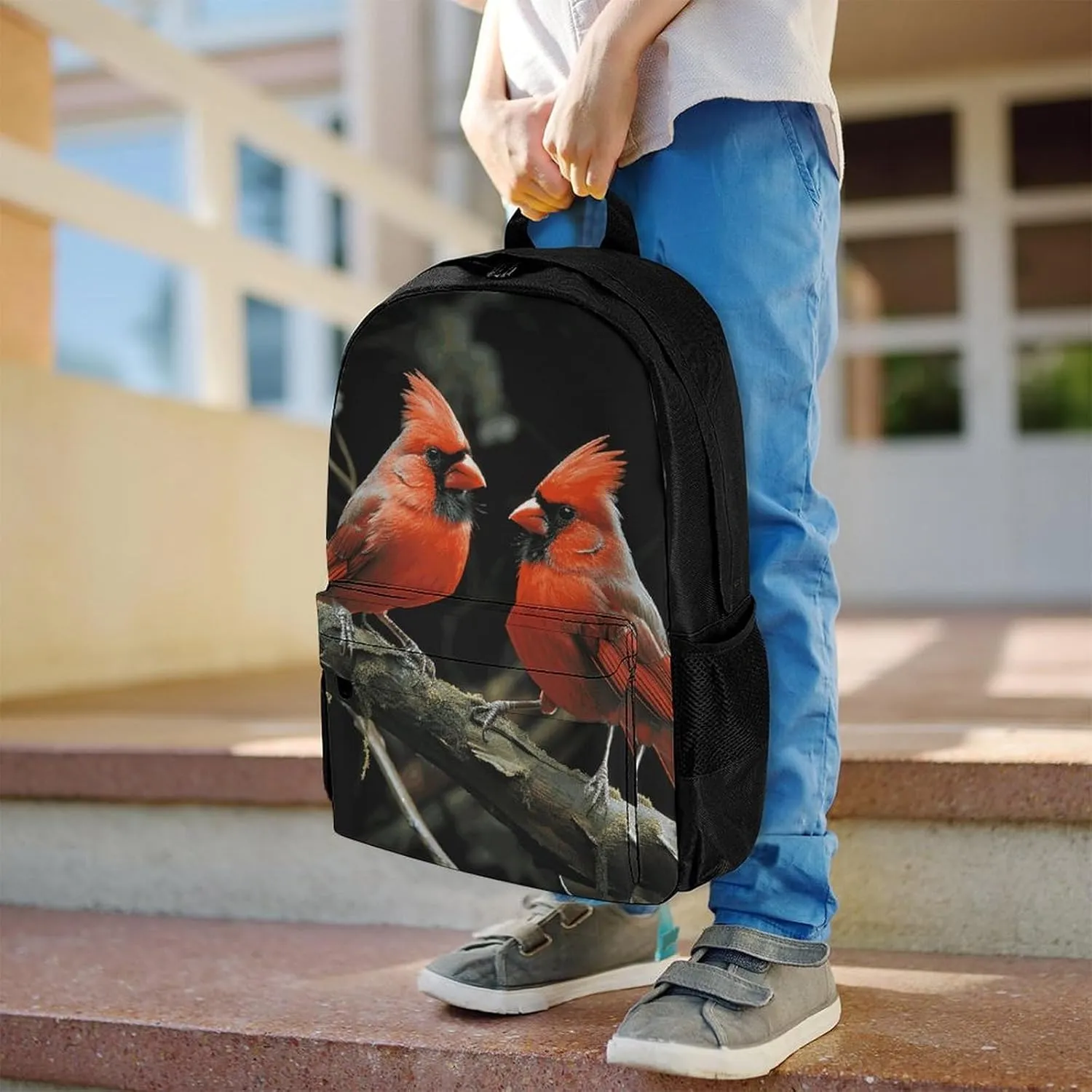Laptop Backpack for Men Women Lightweight Backpack Birds Fauna Wild Daypack Rucksack with Compartment Laptop Bag