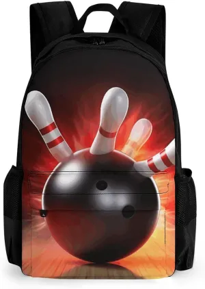 Laptop Backpack for Men Women Lightweight Backpack Bowling Ball Daypack Rucksack with Compartment Laptop Bag