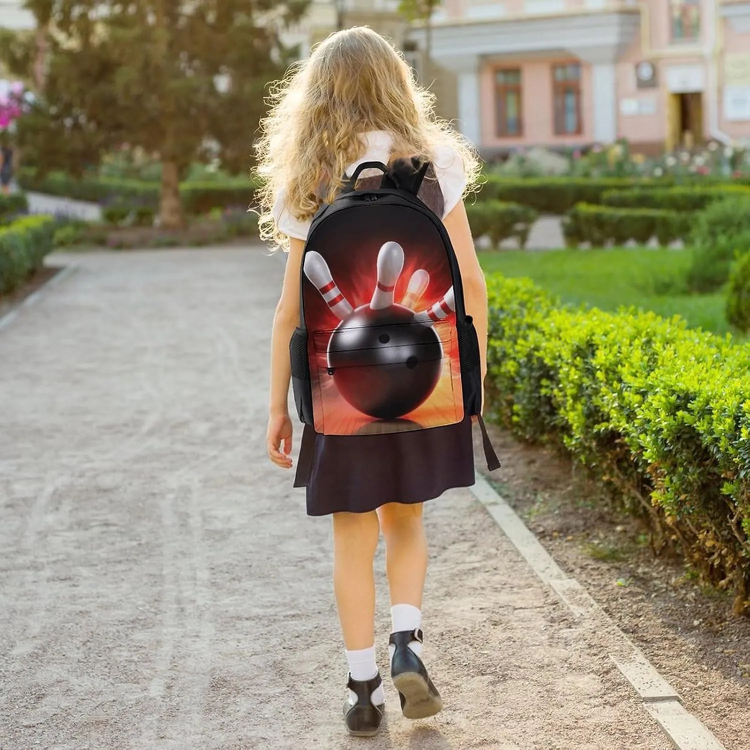 Laptop Backpack for Men Women Lightweight Backpack Bowling Ball Daypack Rucksack with Compartment Laptop Bag