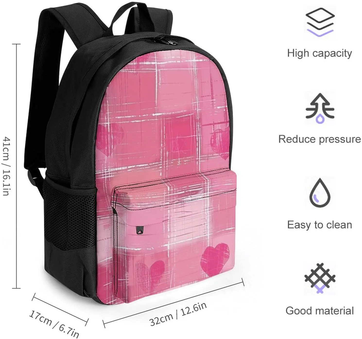 Laptop Backpack for Men Women Lightweight Backpack Fun Peach Style Daypack Rucksack with Compartment Laptop Bag