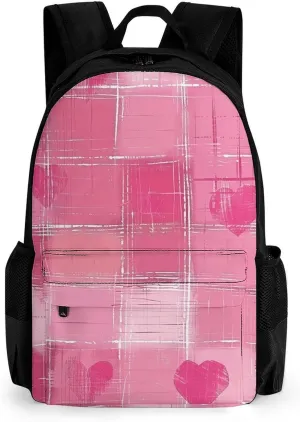Laptop Backpack for Men Women Lightweight Backpack Fun Peach Style Daypack Rucksack with Compartment Laptop Bag