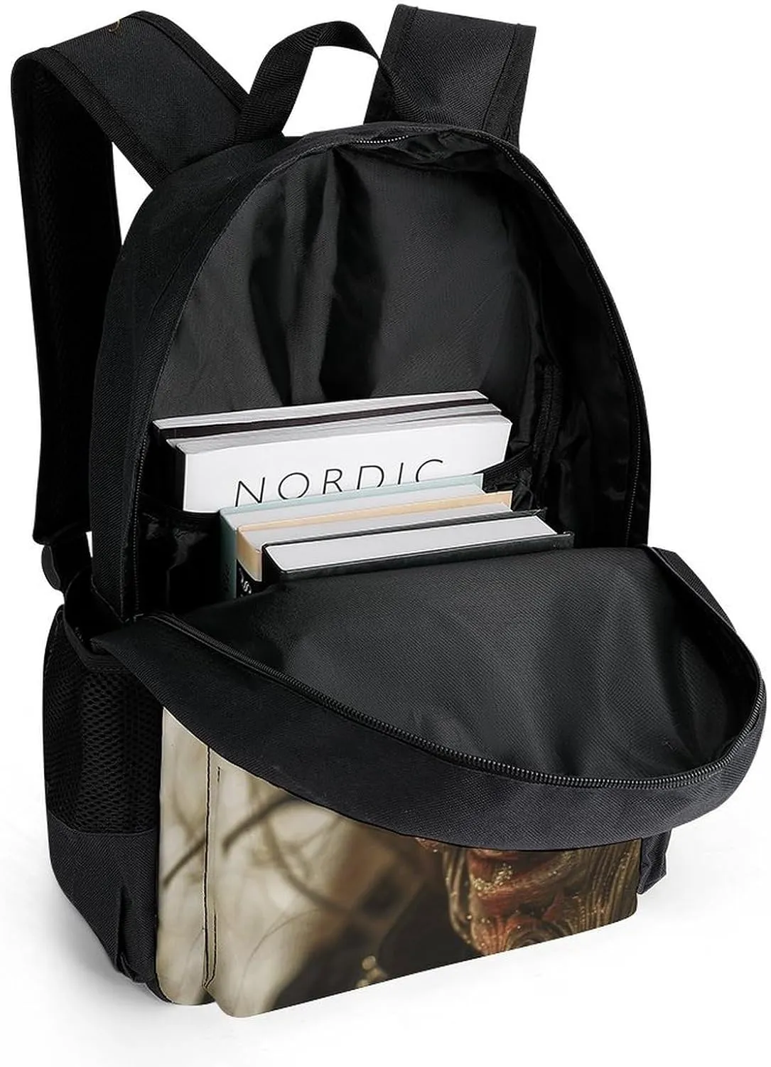 Laptop Backpack for Men Women Lightweight Backpack Golden Devil Style Daypack Rucksack with Compartment Laptop Bag