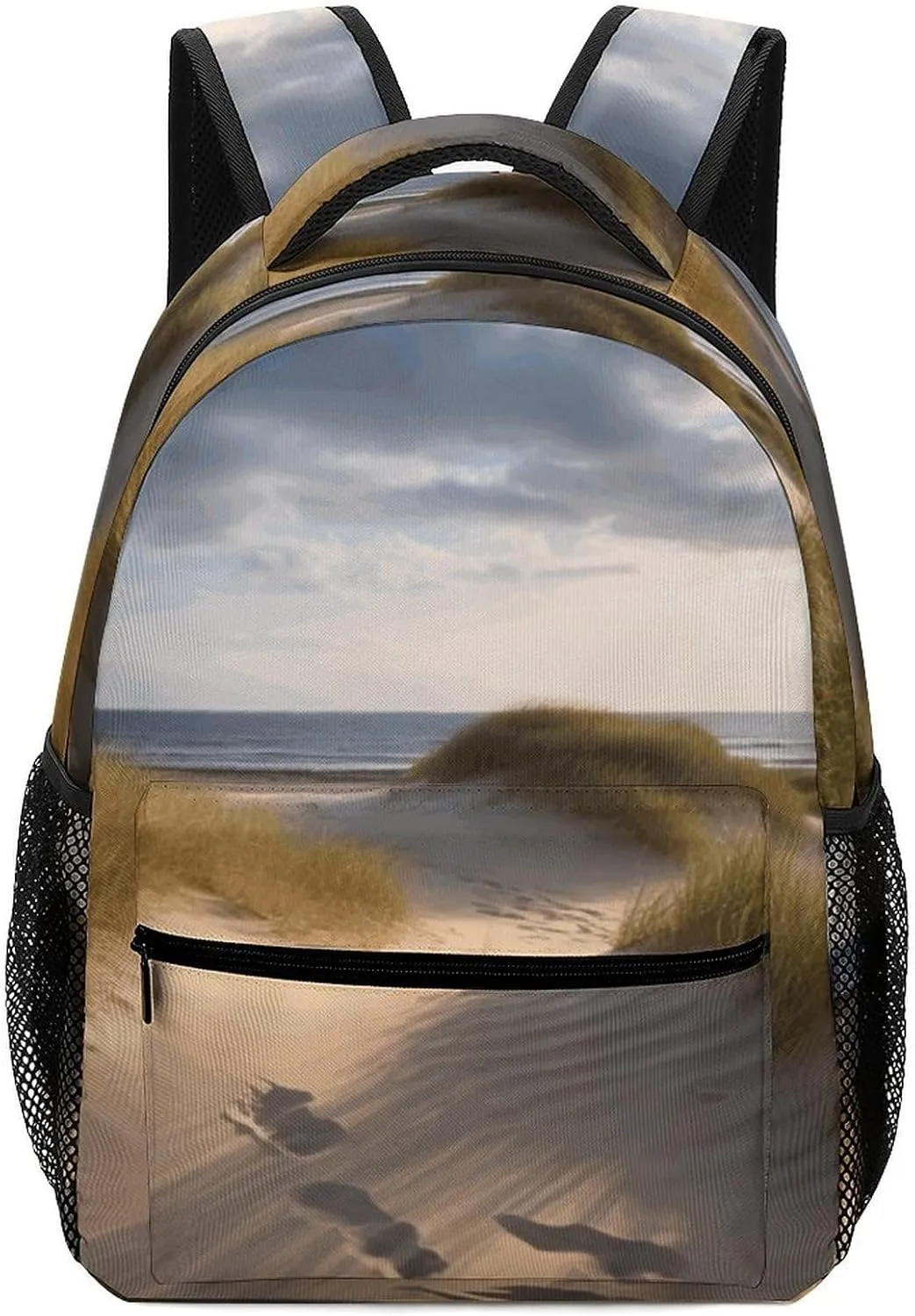 Laptop Backpack for Men Women Lightweight Daypack with Compartment Rucksack Beach Dunes Laptop Bag