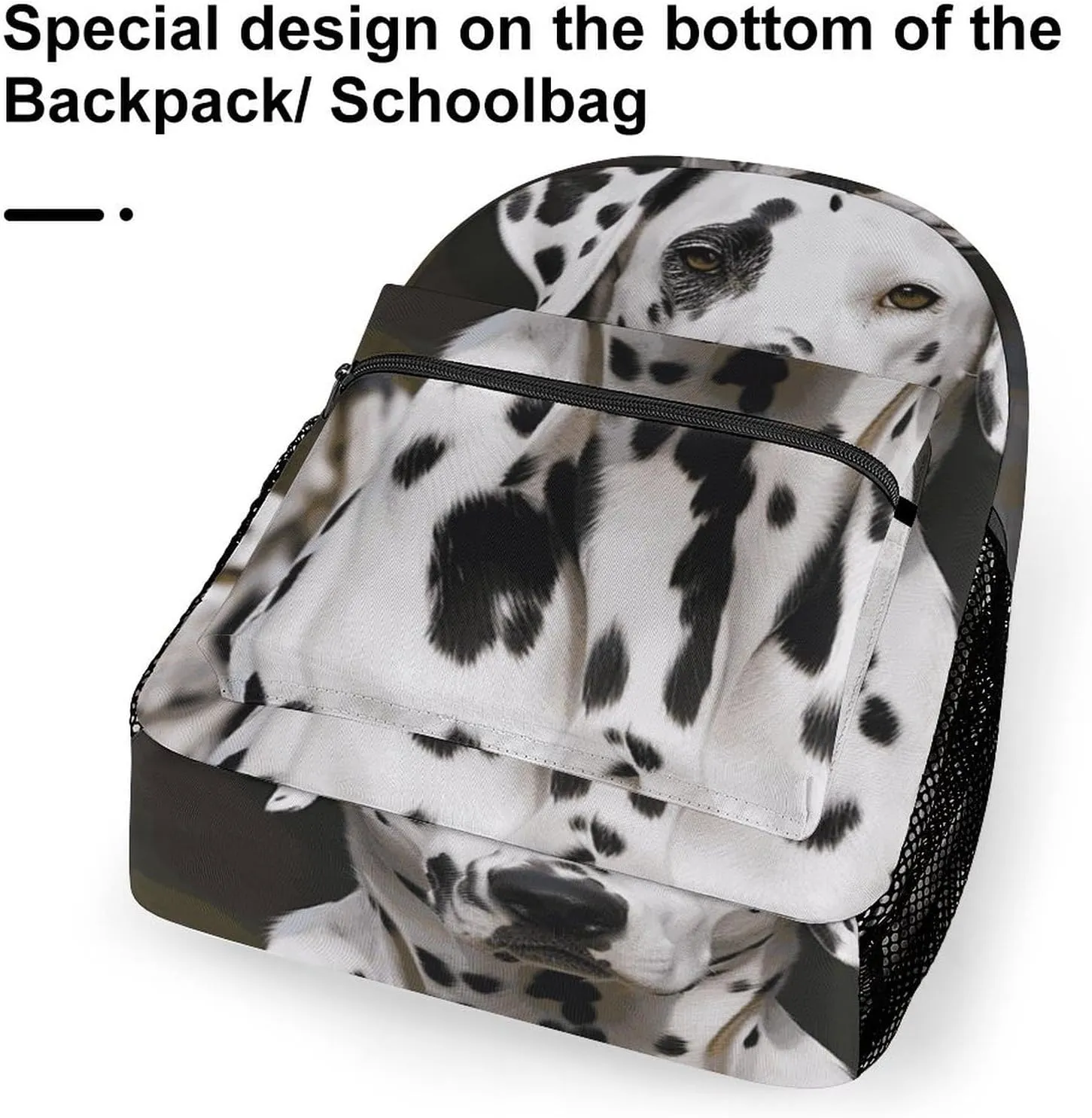 Laptop Backpack for Men Women Lightweight Daypack with Compartment Rucksack Dalmatian Dog Laptop Bag