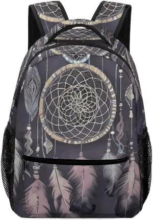 Laptop Backpack for Men Women Lightweight Daypack with Compartment Rucksack Dream Catcher Laptop Bag