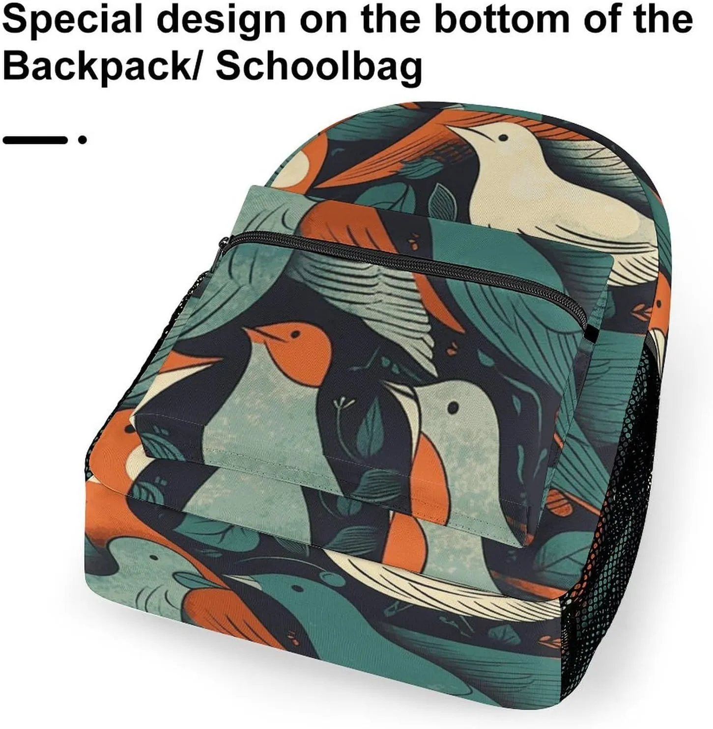 Laptop Backpack for Men Women Lightweight Daypack with Compartment Rucksack Flock of Birds Laptop Bag