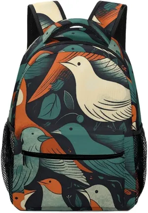 Laptop Backpack for Men Women Lightweight Daypack with Compartment Rucksack Flock of Birds Laptop Bag