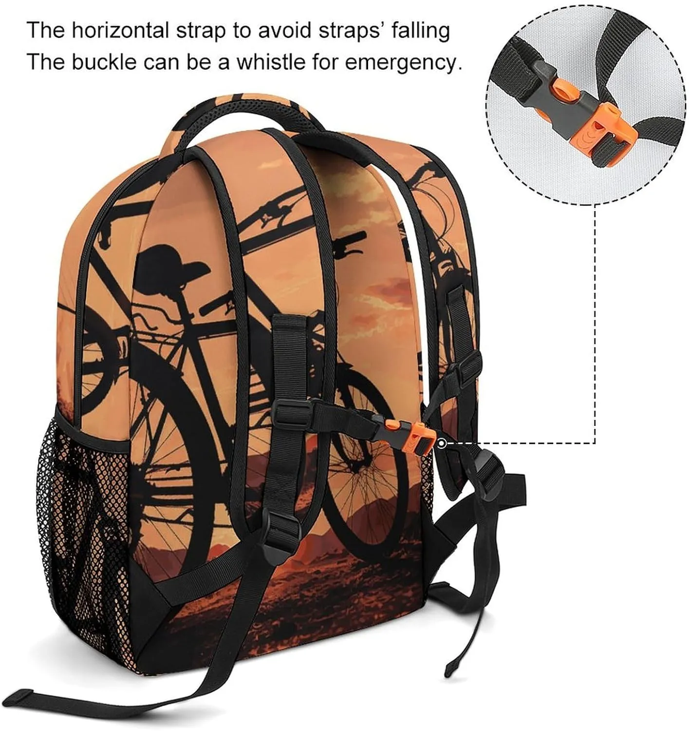 Laptop Backpack for Men Women Lightweight Daypack with Compartment Rucksack Road Bicycle Laptop Bag