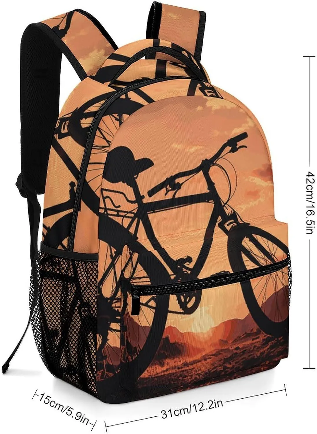 Laptop Backpack for Men Women Lightweight Daypack with Compartment Rucksack Road Bicycle Laptop Bag
