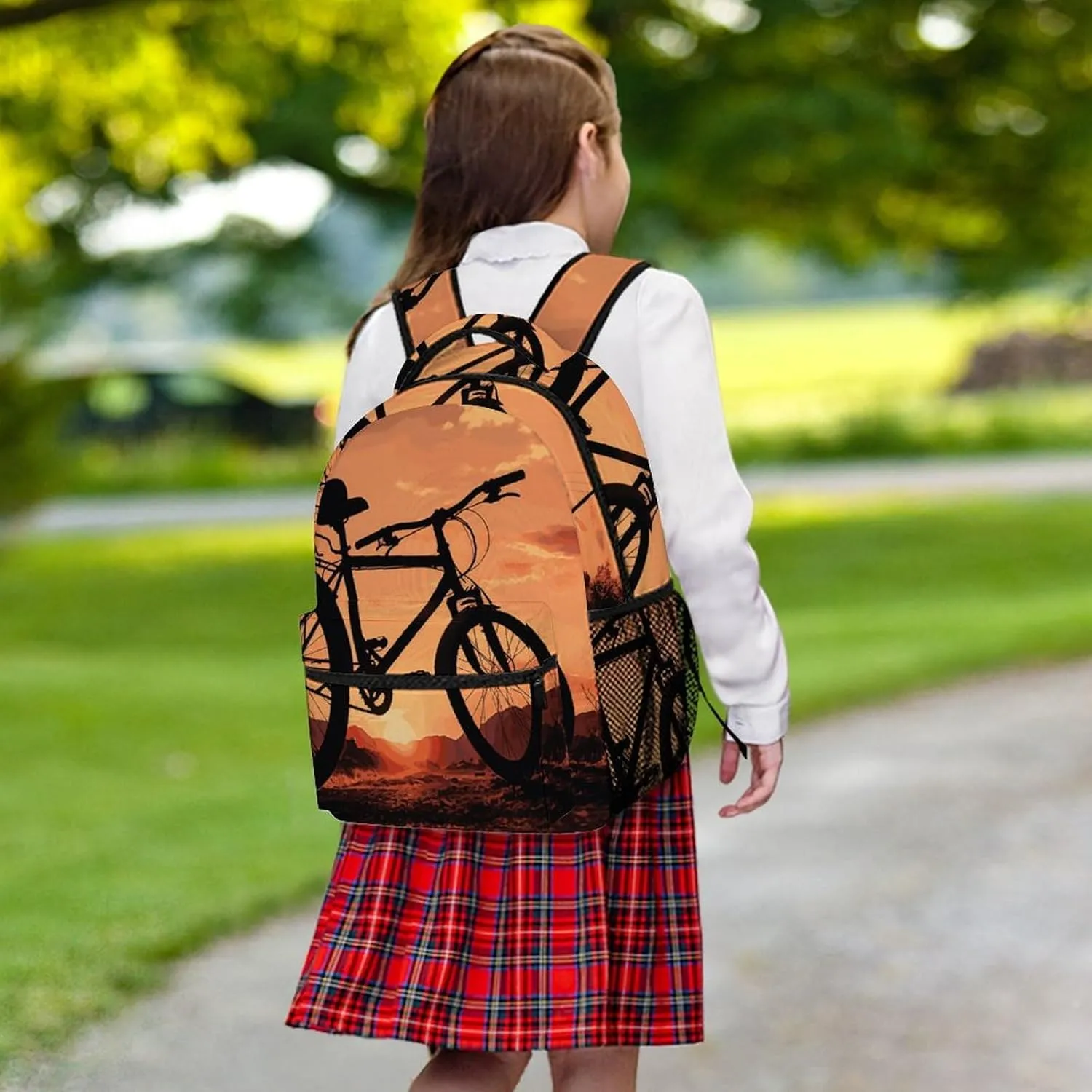 Laptop Backpack for Men Women Lightweight Daypack with Compartment Rucksack Road Bicycle Laptop Bag