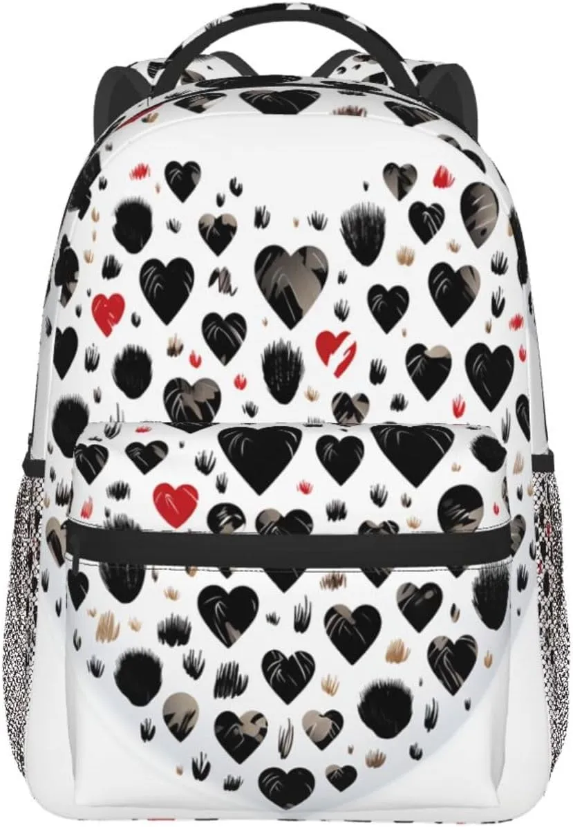 Laptop Backpack for Men Women Lightweight Travel Daypack Carefully Spelled with Love Backpack Rucksack for Work