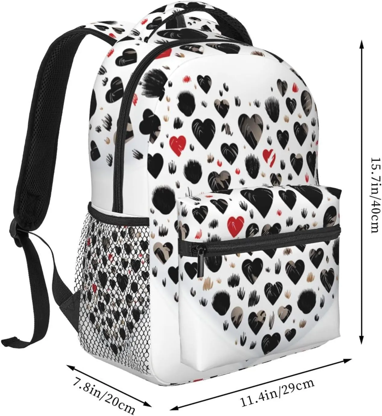 Laptop Backpack for Men Women Lightweight Travel Daypack Carefully Spelled with Love Backpack Rucksack for Work