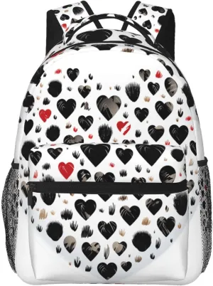 Laptop Backpack for Men Women Lightweight Travel Daypack Carefully Spelled with Love Backpack Rucksack for Work