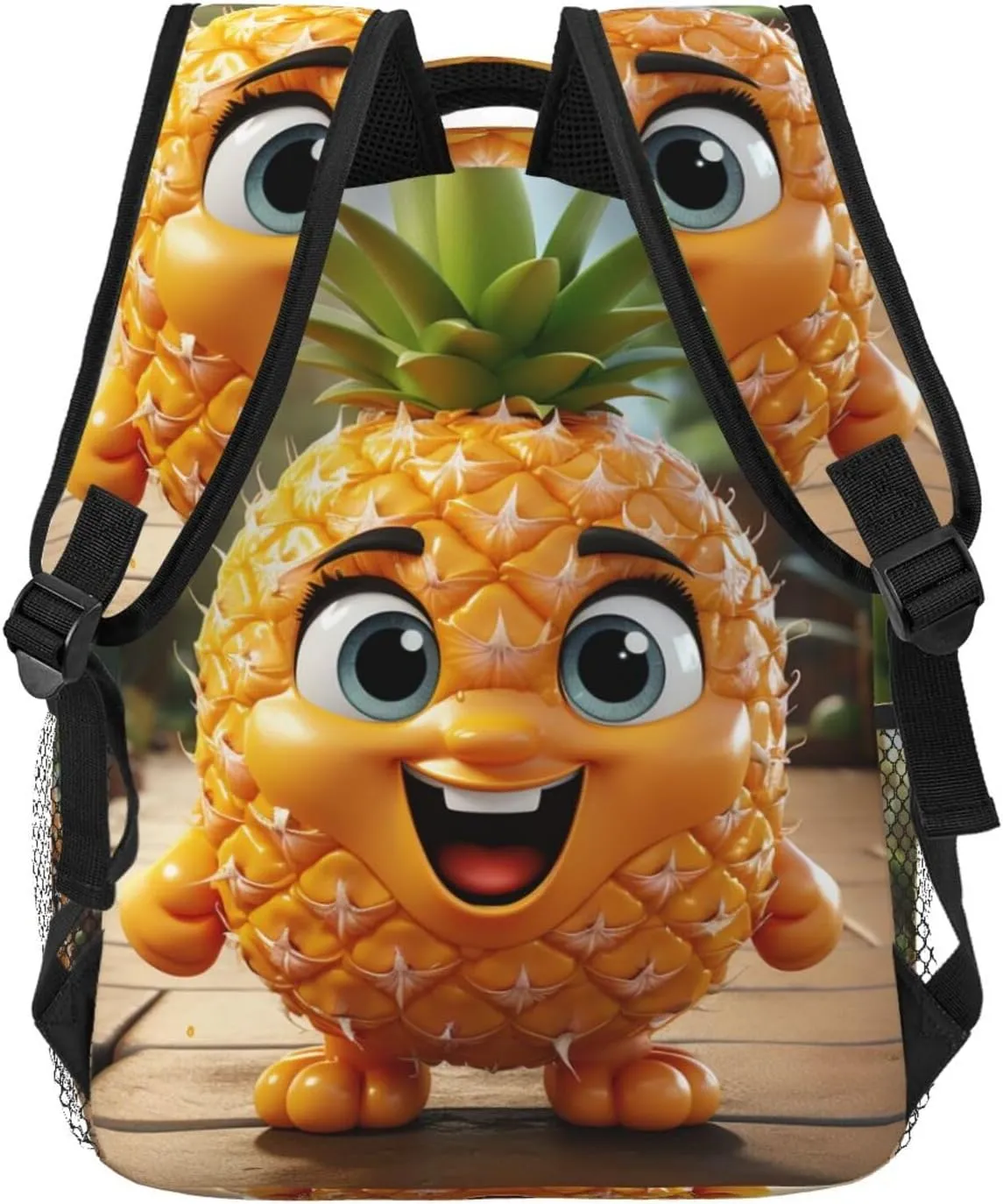 Laptop Backpack for Men Women Lightweight Travel Daypack Cartoon Pineapple Backpack Rucksack for Work