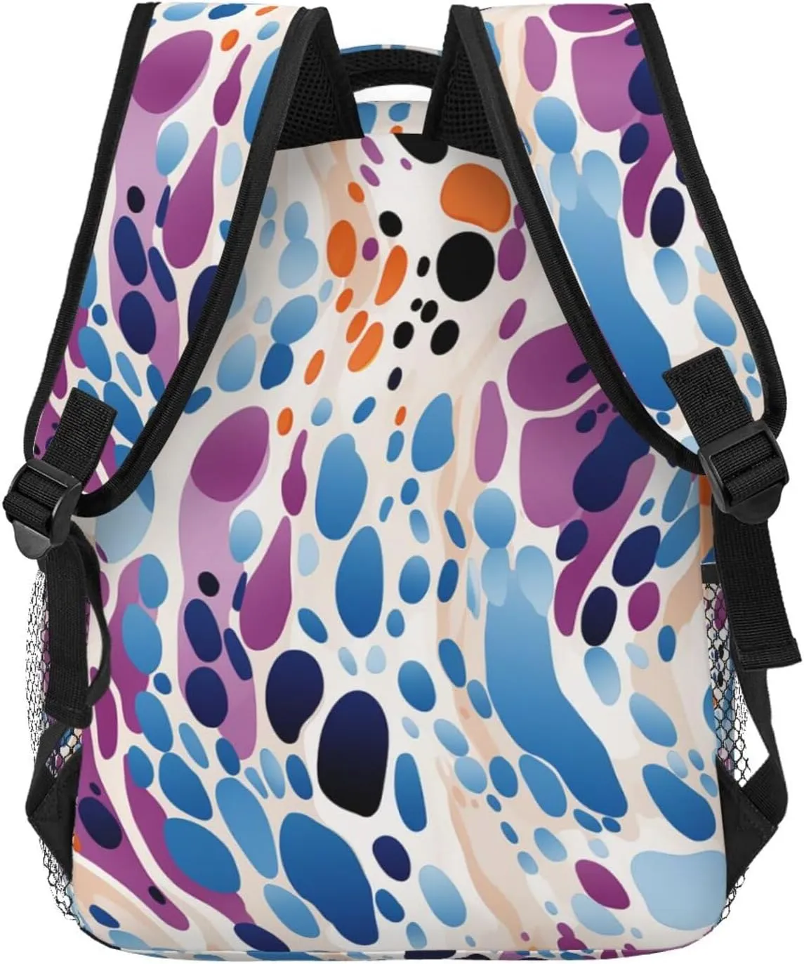 Laptop Backpack for Men Women Lightweight Travel Daypack Purple and Blue Spots Backpack Rucksack for Work