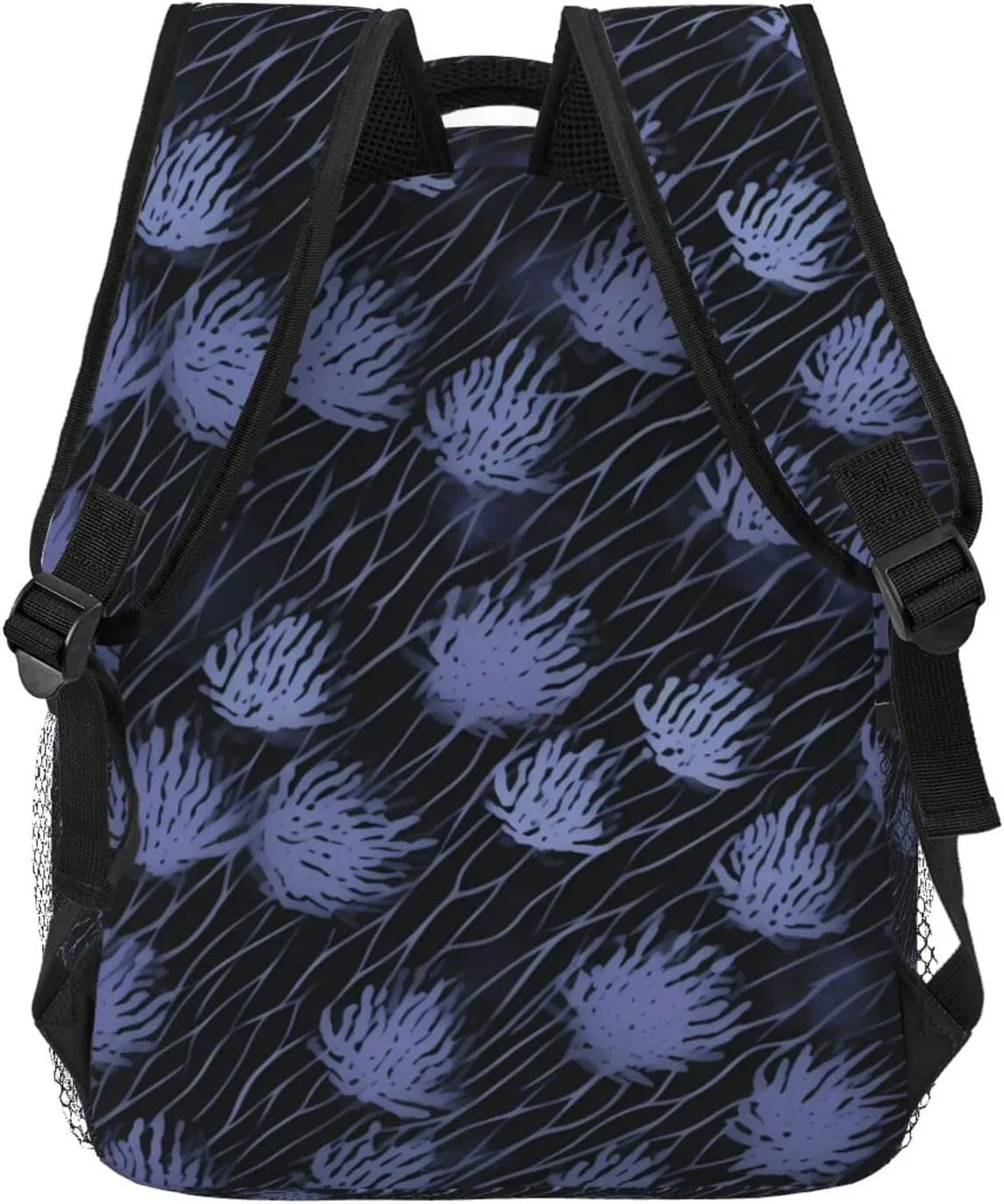 Laptop Backpack for Men Women Lightweight Travel Daypack Purple Stripes Backpack Rucksack for Work