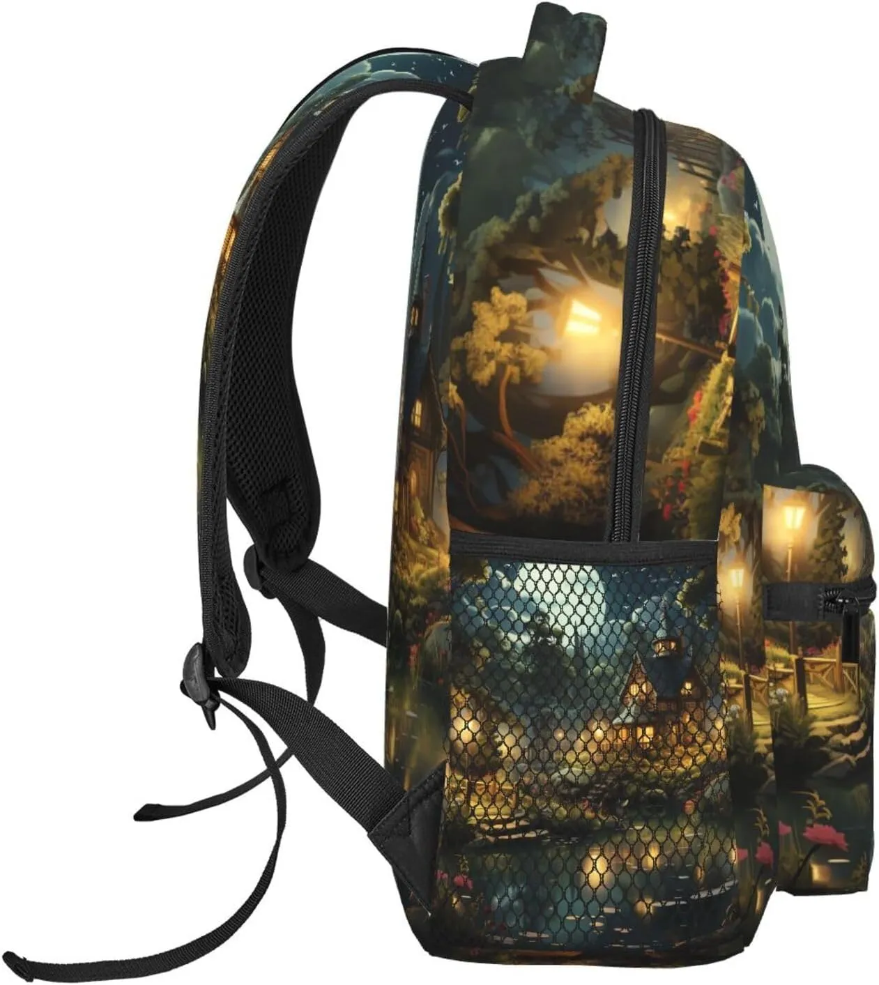 Laptop Backpack for Men Women Lightweight Travel Daypack Quiet Garden Backpack Rucksack for Work