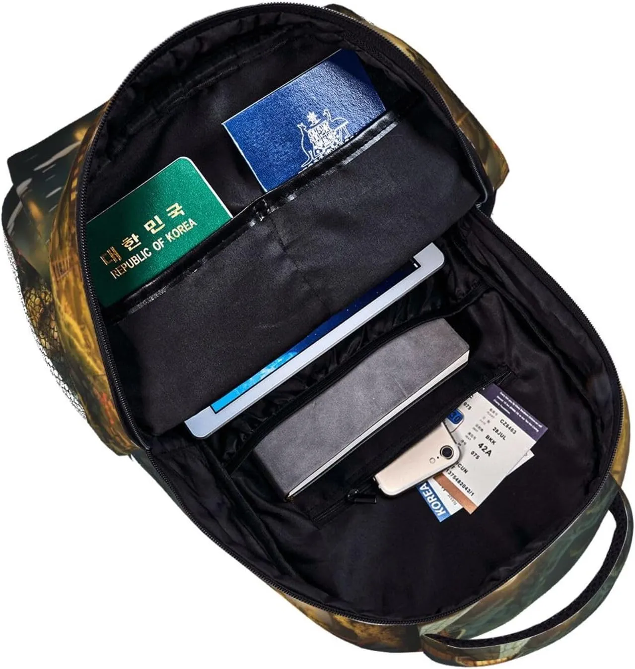 Laptop Backpack for Men Women Lightweight Travel Daypack Quiet Garden Backpack Rucksack for Work